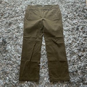 Talbots army green pants